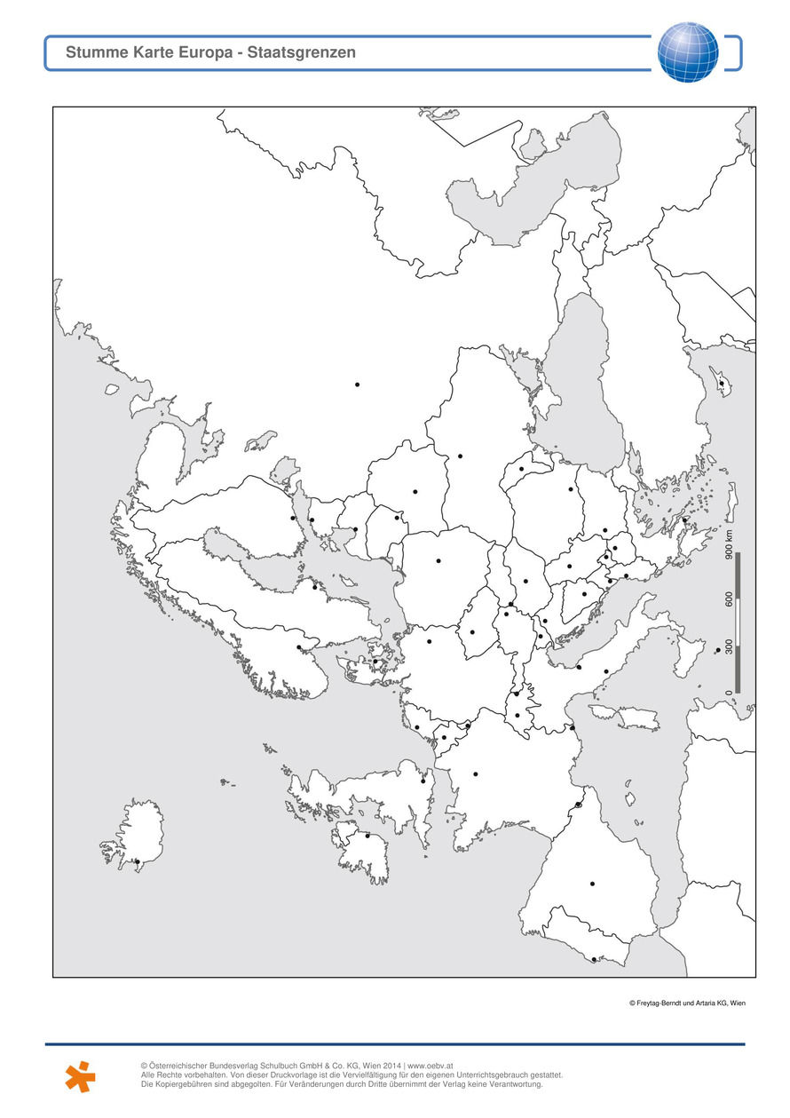 Karte Der Europäischen Meere Und Flüsse